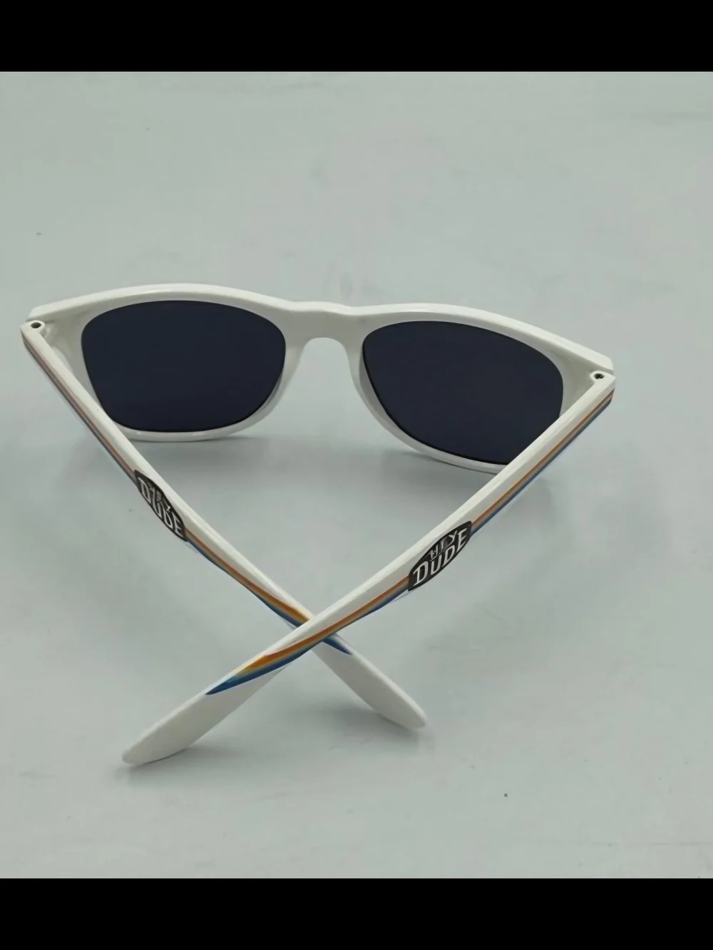 Hey Dude Sunglasses Arms with Retro Stripe Accent. Classic!